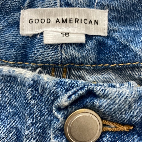 GOOD AMERICAN Good 90s Loose Jeans Indigo054 - Picture 5 of 11